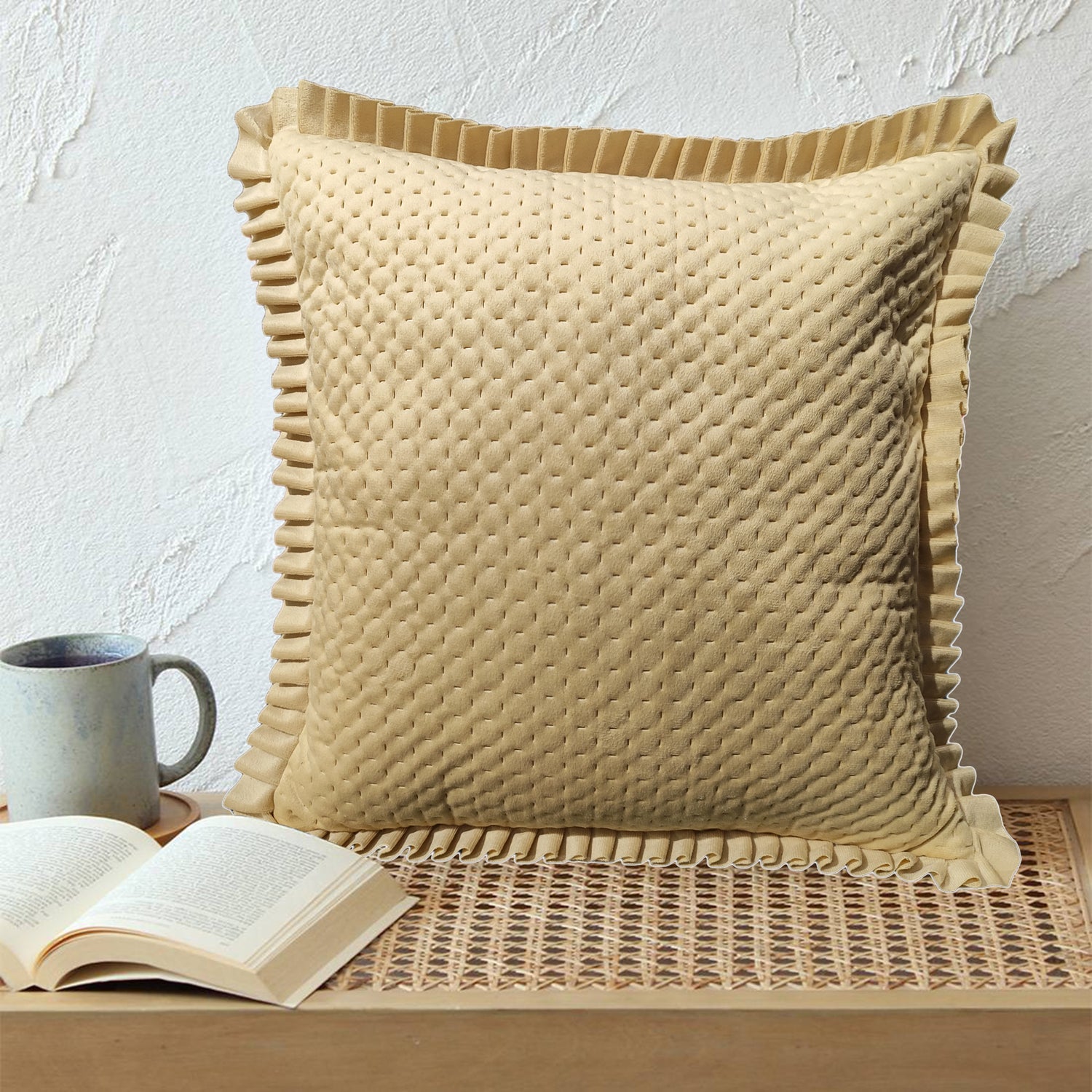 Beige Cushion Cover