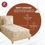 Elegant Weavers Dijon Double Bedsheet with 2 Pillow Covers (215x230 cm)