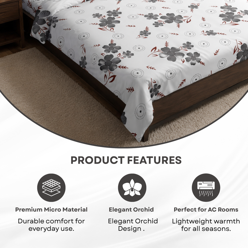 Elegant Weavers Chartuse Double Bedsheet with 2 Pillow Covers (220x250 cm)