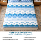 Elegant Weavers Arctic Double Bedsheet with 2 Pillow Covers (220x250 cm)