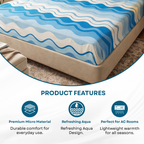 Elegant Weavers Arctic Double Bedsheet with 2 Pillow Covers (220x250 cm)