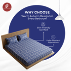 Elegant Weavers Admiral Double Bedsheet with 2 Pillow Covers (215x230 cm)