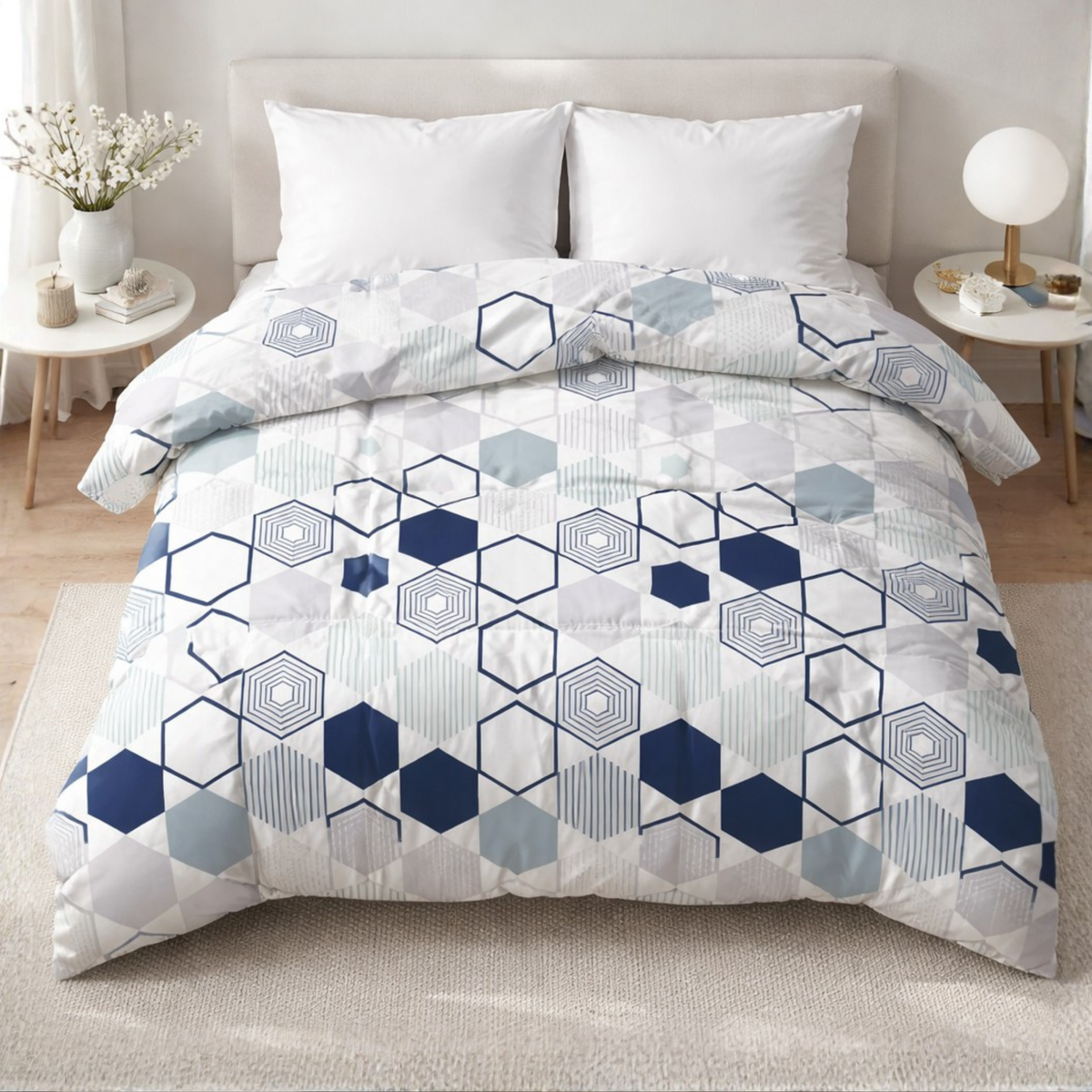 Elegant Weavers Erasmus Modern Double Comforter (210x220 cm)