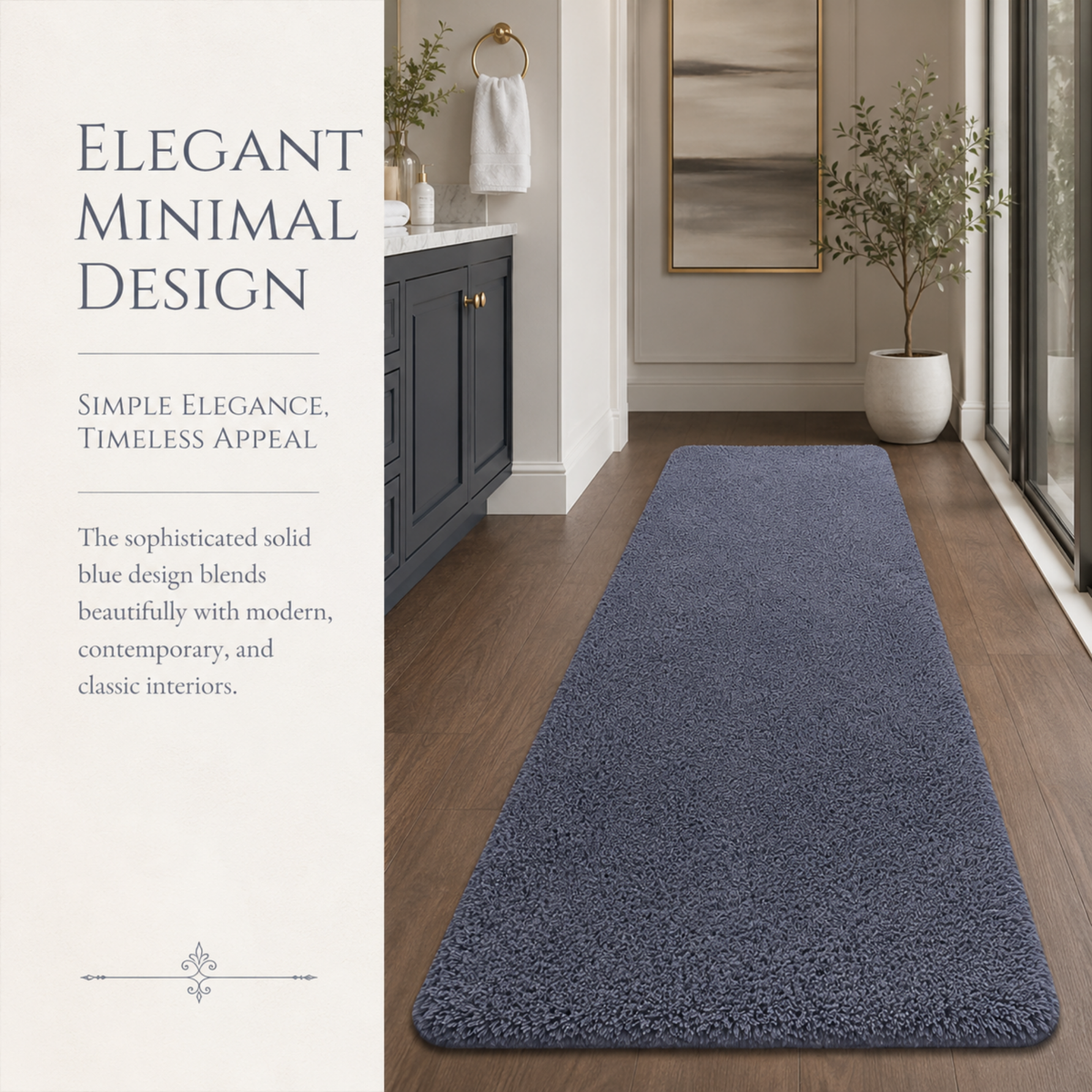 Elegant Weavers Sepia Runner Rug Beige (50x140 cm)