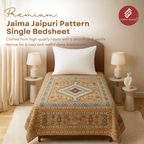 Elegant Weavers Jaima Jaipuri Single Bedsheet (140x215 cm)