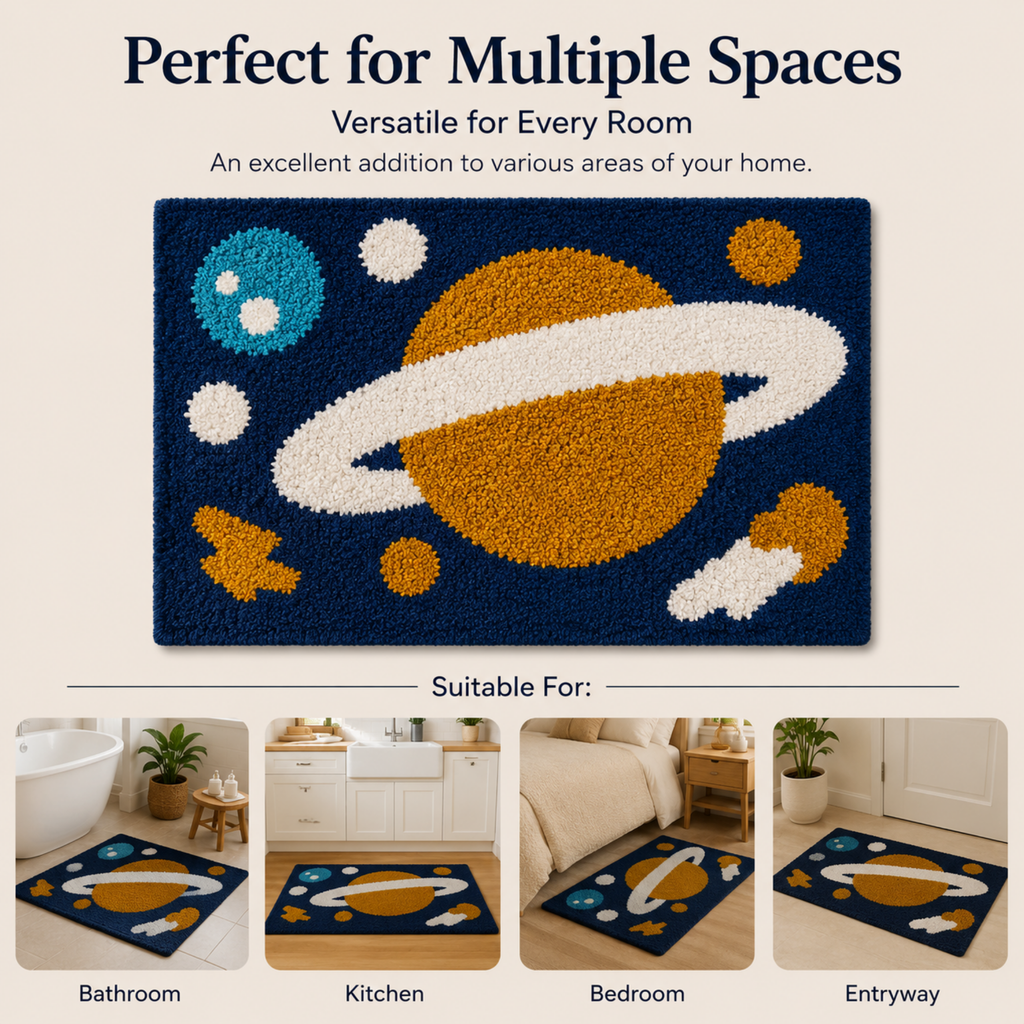 Elegant Weavers Lapis Door Mat Blue (38x58 cm)