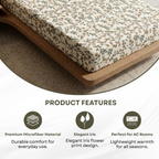Elegant Weavers Shamrock Single Bedsheet with Pillow Cover (150x220 cm)