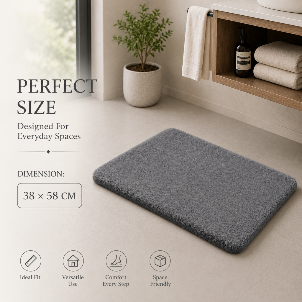 Elegant Weavers Sepia Door Mat Beige (38x58 cm)