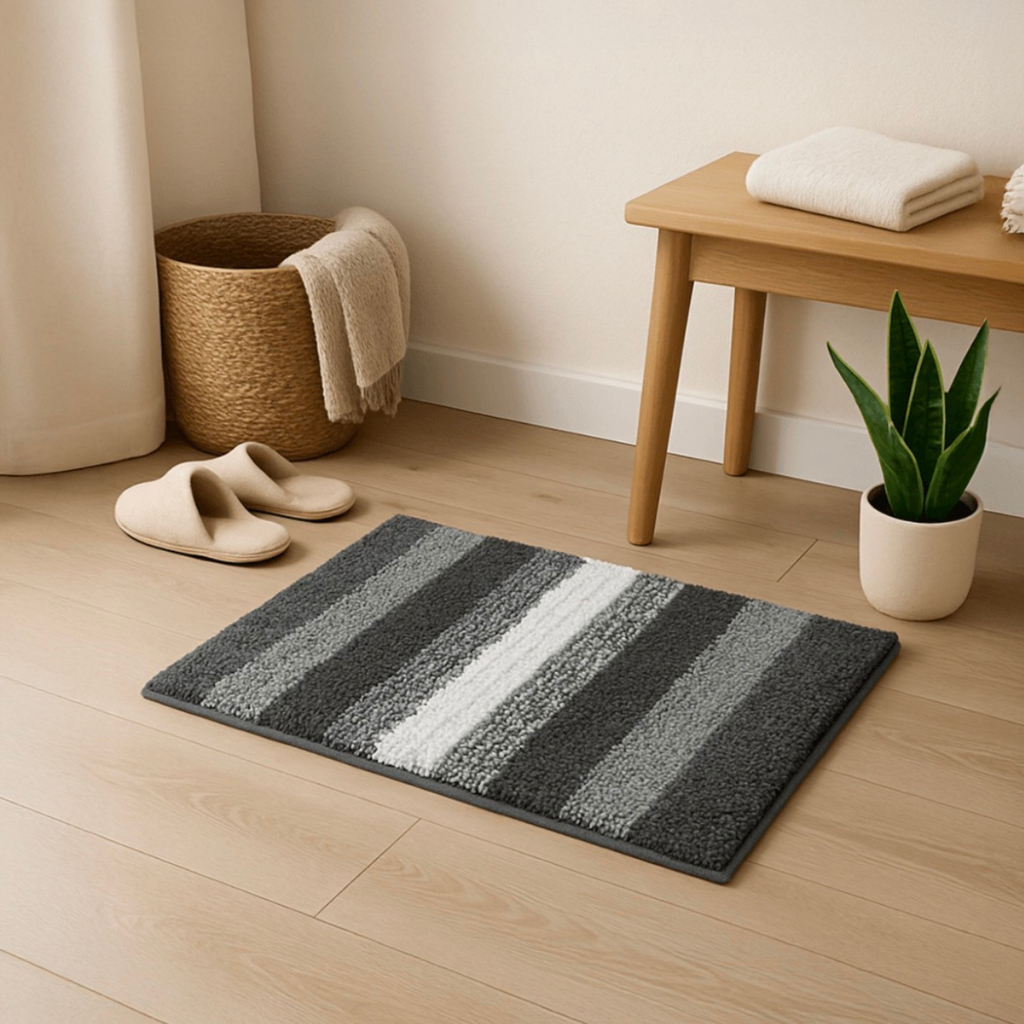 Elegant Weavers Sable Door Mat Grey (38x58 cm)