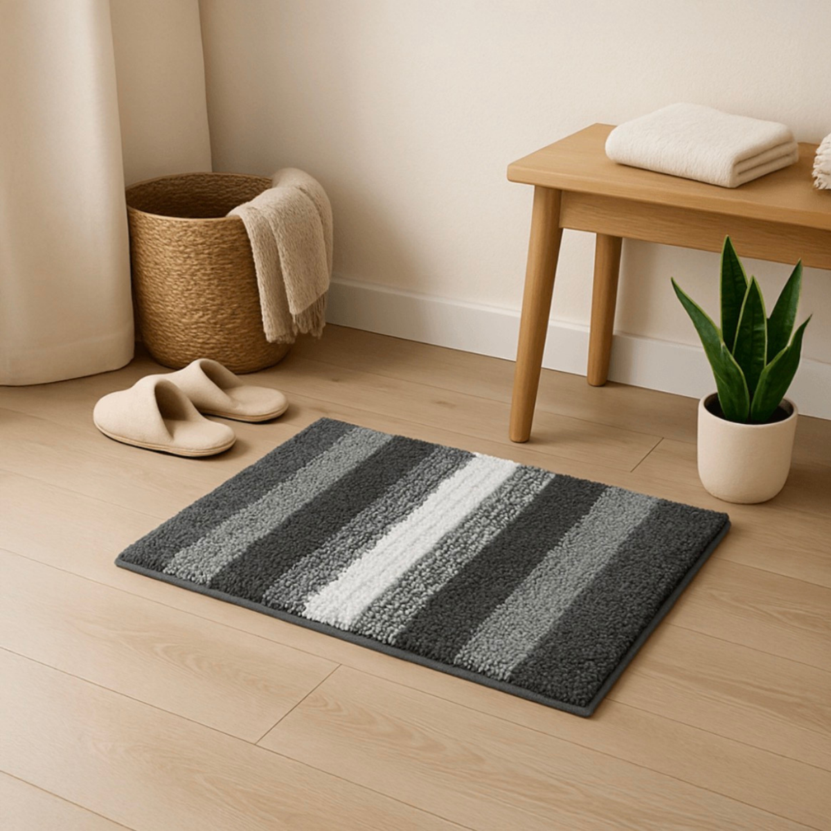 Elegant Weavers Sable Door Mat Grey (38x58 cm)