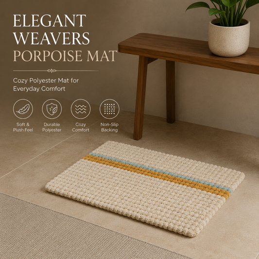 Elegant Weavers Porpoise Door Mat Grey (40x60 cm)