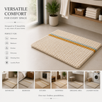 Elegant Weavers Porpoise Door Mat Grey (40x60 cm)