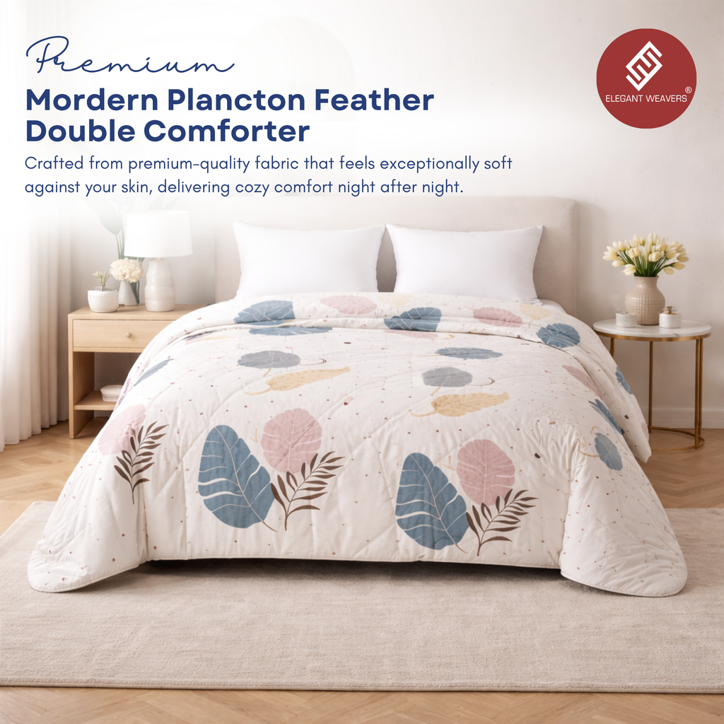 Elegant Weavers Plancton Feather Double Comforter (210x220 cm)