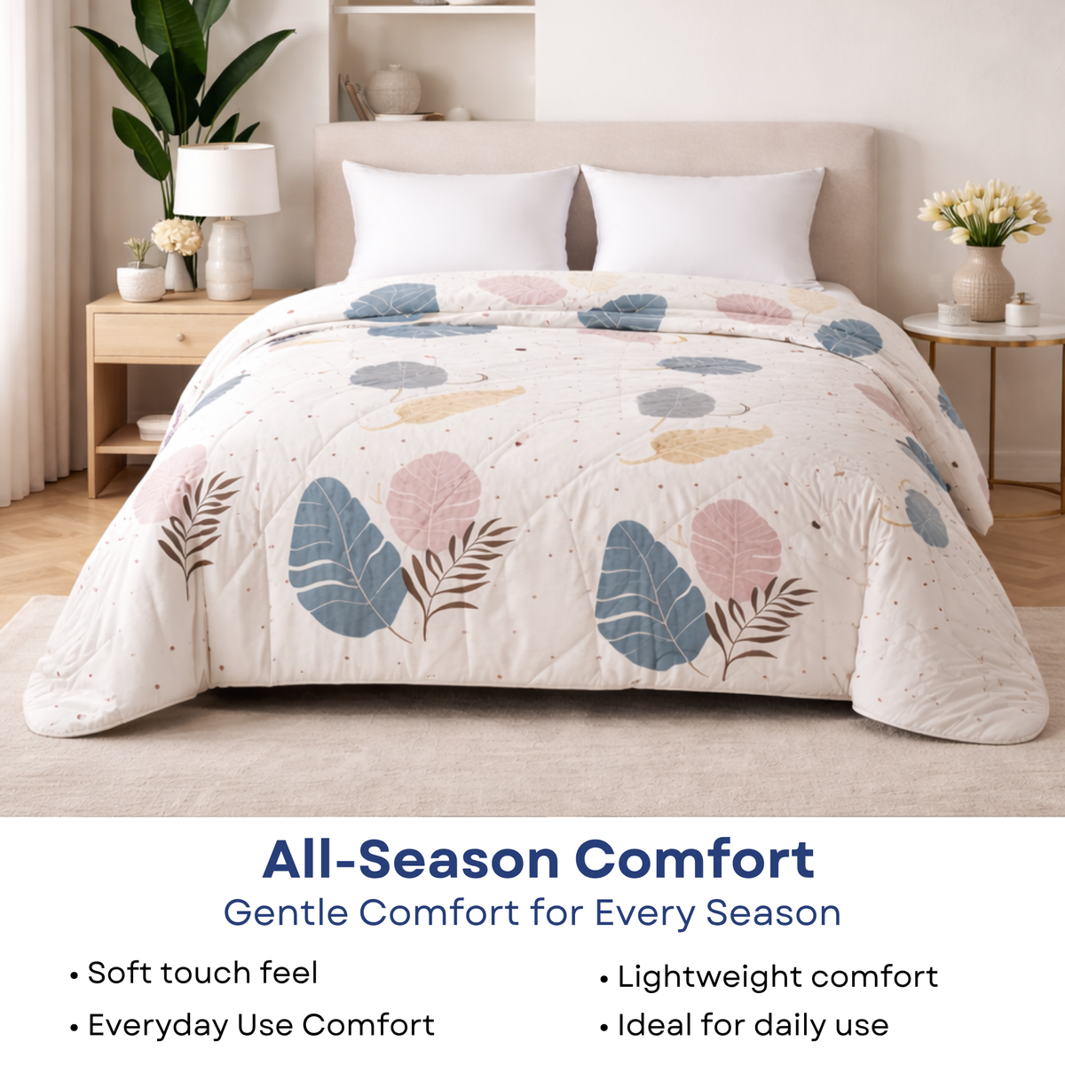 Elegant Weavers Plancton Feather Double Comforter (210x220 cm)