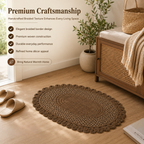 Elegant Weavers Pewster Door Mat (40x60 cm)