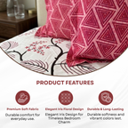 Elegant Weavers Sujo Double Bedsheet with 2 Pillow Covers (45x67 cm)
