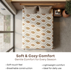 Elegant Weavers Icy Double Bedsheet with 2 Pillow Covers (45x67 cm)