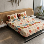 Elegant Weavers Dijon Double Bedsheet with 2 Pillow Covers (215x230 cm)